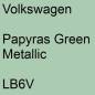 Preview: Volkswagen, Papyras Green Metallic, LB6V.